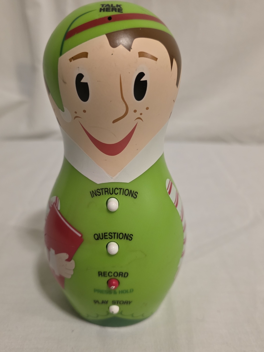 Hallmark Grab-N-Gabs Tell The Elf Electronic Story Game Storytelling - Works!